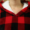 Oversized Wearable Sherpa Hoodie Sweatshirt Blanket With Sleeves