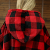 Oversized Wearable Sherpa Hoodie Sweatshirt Blanket With Sleeves
