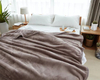 350GSM Heavy Weight Japan Style Plain Flannel Fleece Blankets For Winter