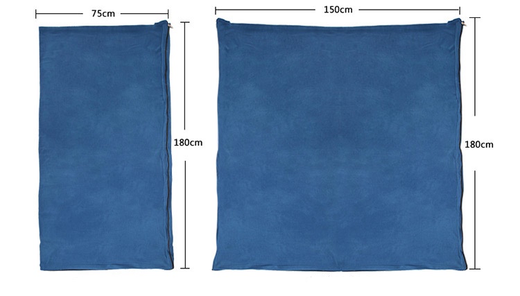 Double Layer Camping Outdoor Sleeping Polar Fleece Warm Bed