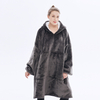 Comfortable Sherpa Fleece Women Oversized Hoodies Blankets Manufacturers