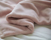 350GSM Heavy Weight Japan Style Plain Flannel Fleece Blankets For Winter