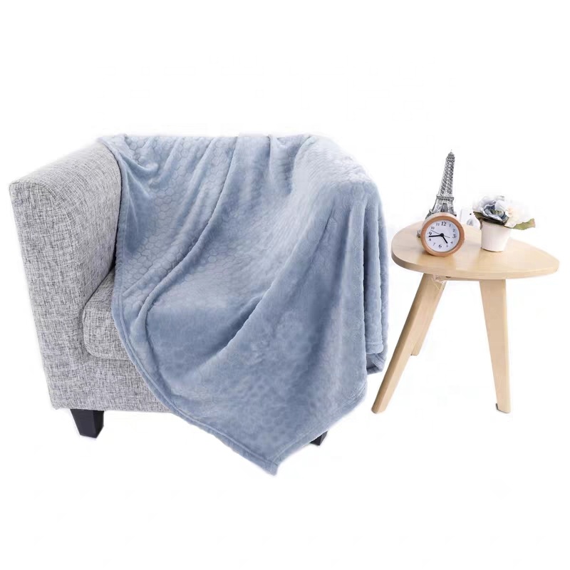 New Design 100%polyester Jacquard Flannel Blanket Korean Blanket