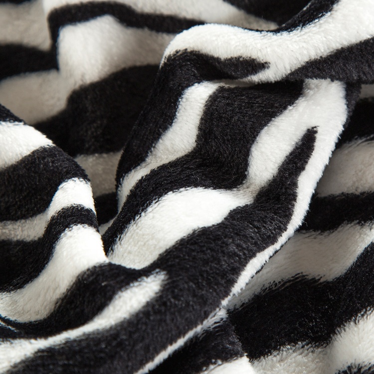 Cheap Zebra Printed Plush Fleece Baby Throw Blankets Buy Zebra
