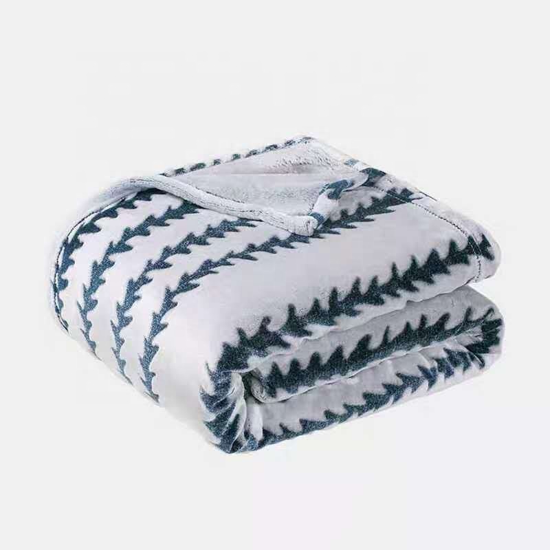 Luxury 3D Jacquard Style Flannel Blankets Bedsheet Sofa Cover