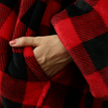 Oversized Wearable Sherpa Hoodie Sweatshirt Blanket With Sleeves