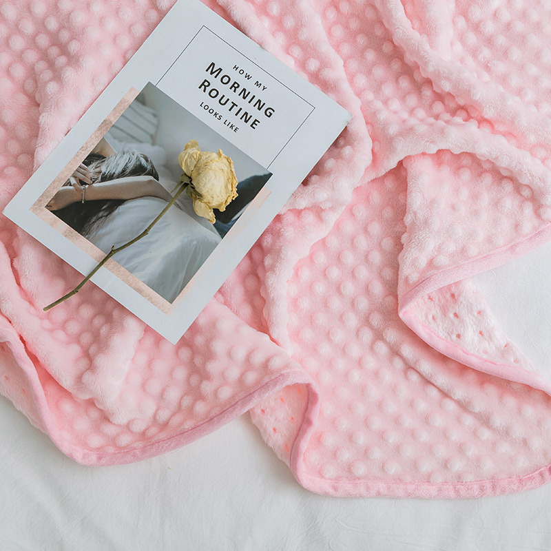 Disposable Boutique Newborn Minky Dot Fabric Baby Blanket Buy minky