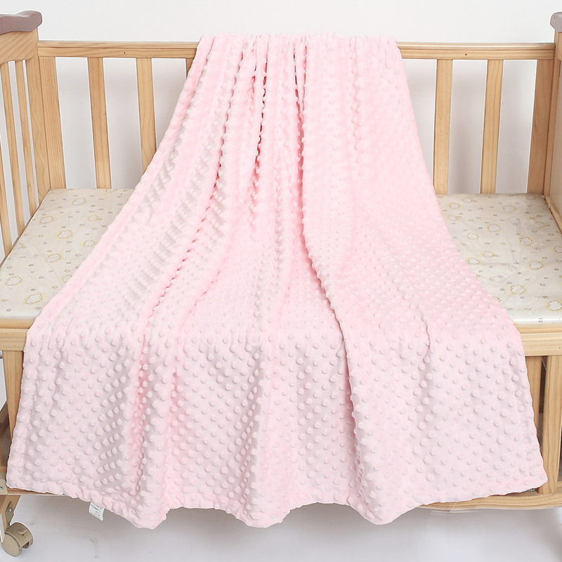Wholesale Free sample High Quality Cheap Plush Mink Baby Blanket