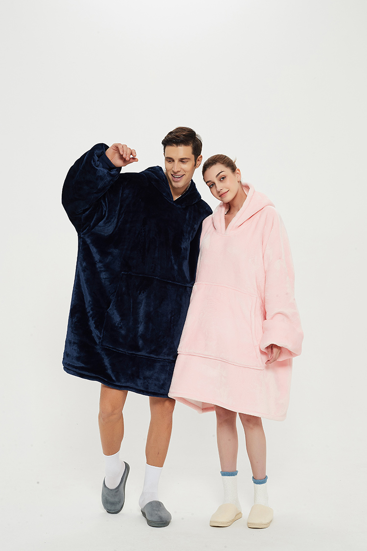 Comfortable Giant Sherpa Hoodie Sweatshirt Blanket Sherpa Sweatshirt Blanket Supplier