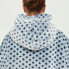 Dot Print Blanket Sweatshirt Oversized Cozy Soft Comfortable Sherpa Hoodie Sweatshirt