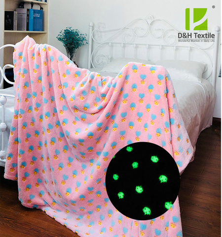 Glow in The Dark Couch Blankets And Throws Birthday Gift