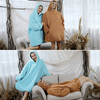 Cozy Oversized Hoodie blanket One Size Sherpa Comfortable Hoodie Blanket For All sweatshirt