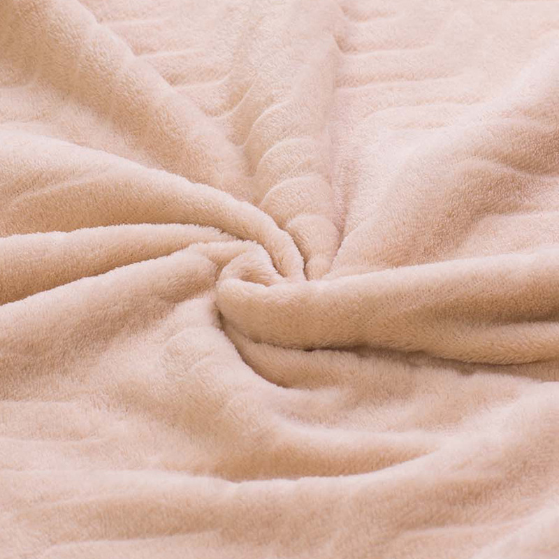 Wholesale Custom Morden Design Throw Jacquard Flannel Minky Blanket