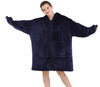 Oversized Fluffy Sherpa Fleece Hoodie Blanket Wearable Sweatshirt Hoodie Blanket With Zipper