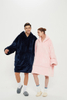 Comfortable Giant Sherpa Hoodie Sweatshirt Blanket Sherpa Sweatshirt Blanket Supplier