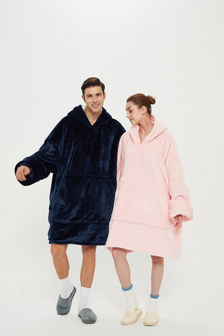 Comfortable Giant Sherpa Hoodie Sweatshirt Blanket Sherpa Sweatshirt Blanket Supplier