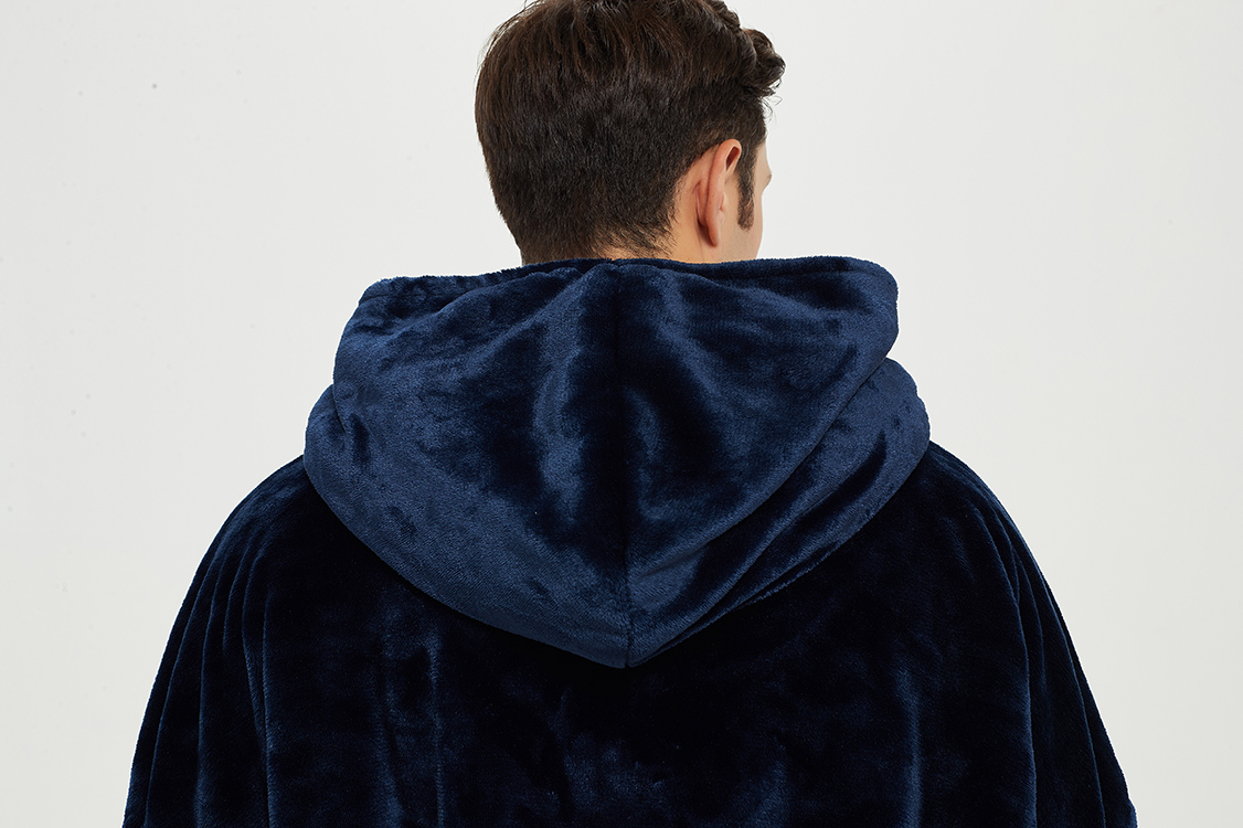 Comfortable Giant Sherpa Hoodie Sweatshirt Blanket Sherpa Sweatshirt Blanket Supplier