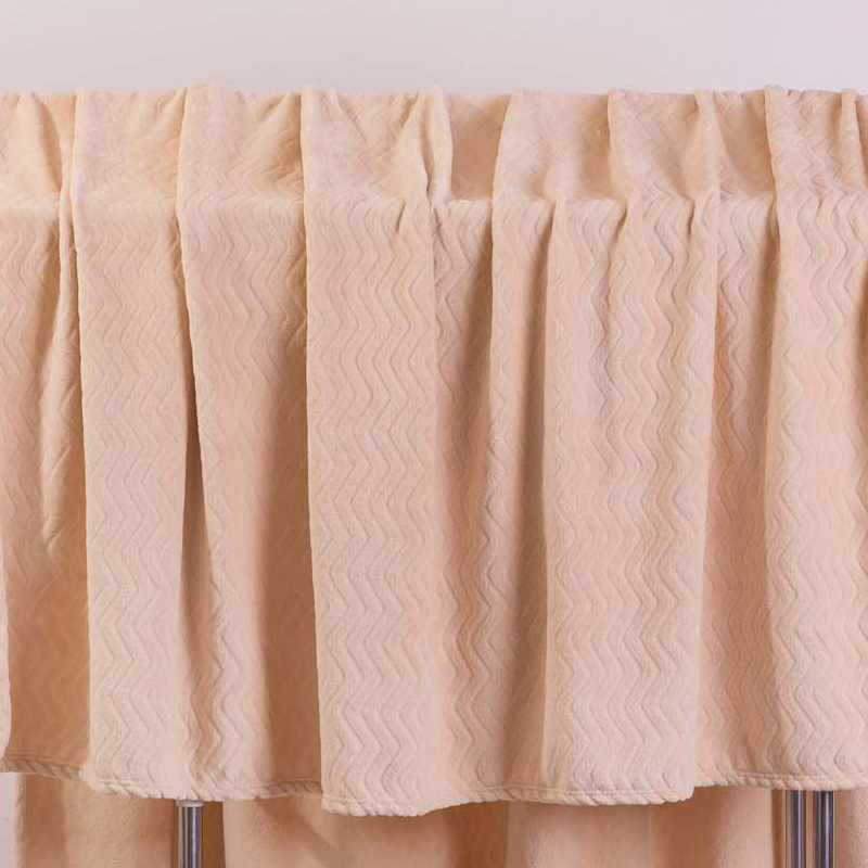 Wholesale Custom Morden Design Throw Jacquard Flannel Minky Blanket