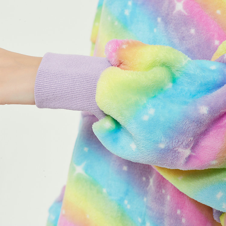 Customized Single Layer Ultra Plush Sweatshirt Blanket Hoodie As Seen On Tv