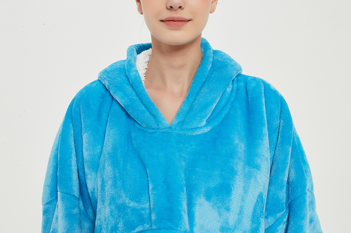 Multi Function Ultra Plush Lazy Blanket Household Warm Hoodie Soft Blanket