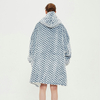 Dot Print Blanket Sweatshirt Oversized Cozy Soft Comfortable Sherpa Hoodie Sweatshirt