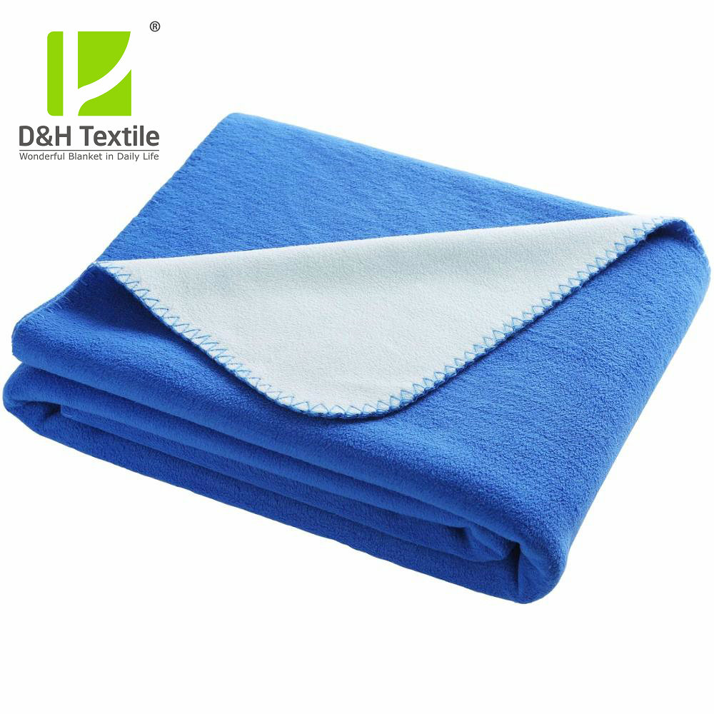 Hot Sale Cheap Fleece Blanket In Bulk Light Bed Blanket Throwt Soild