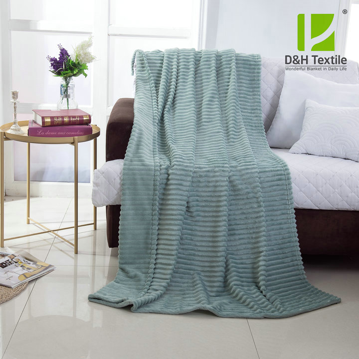 Custom Flannel Fleece Jacquard Single Layer Throw Blanket - Buy Fleece ...