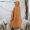 Cozy Oversized Hoodie blanket One Size Sherpa Comfortable Hoodie Blanket For All sweatshirt