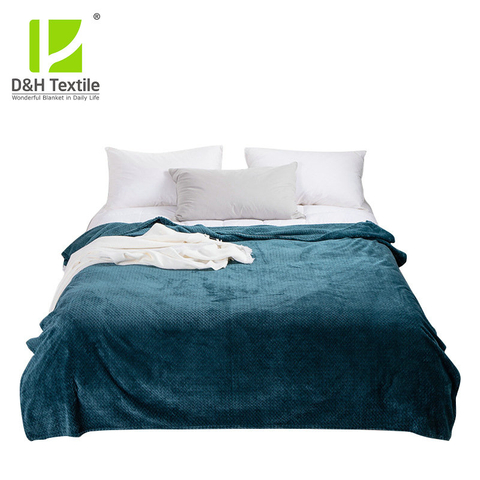 Solid Jacquard Fleece with Shepra Winter Blankets Throw For Baby 