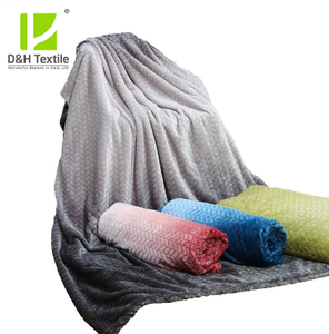 Printing Jacquard Flannel Blankets For Christmas Promotion Gift