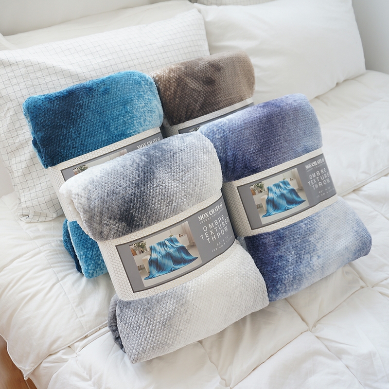 Factory Custom Waffle Flannel Throw Coral Polar Fleece Blanket Cheap