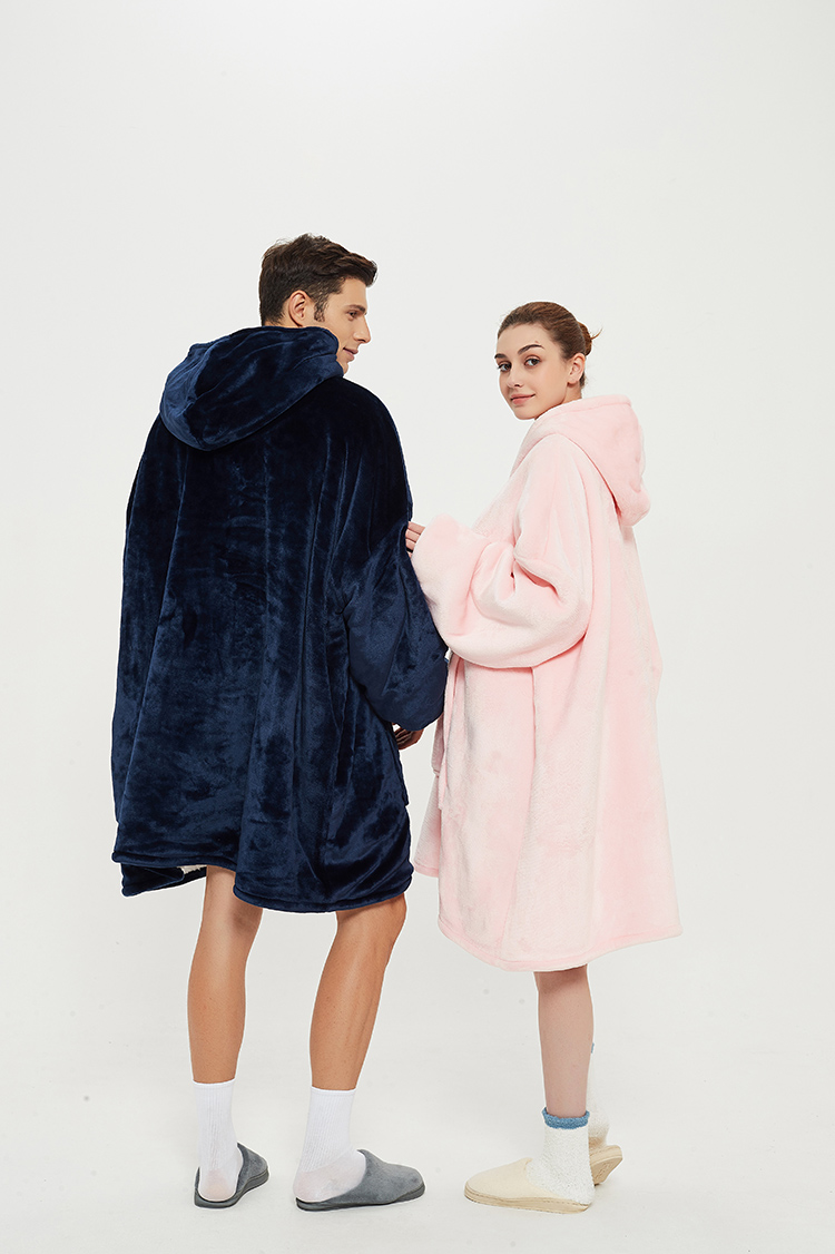 Comfortable Giant Sherpa Hoodie Sweatshirt Blanket Sherpa Sweatshirt Blanket Supplier