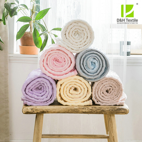 Disposable Boutique Newborn Minky Dot Fabric Baby Blanket