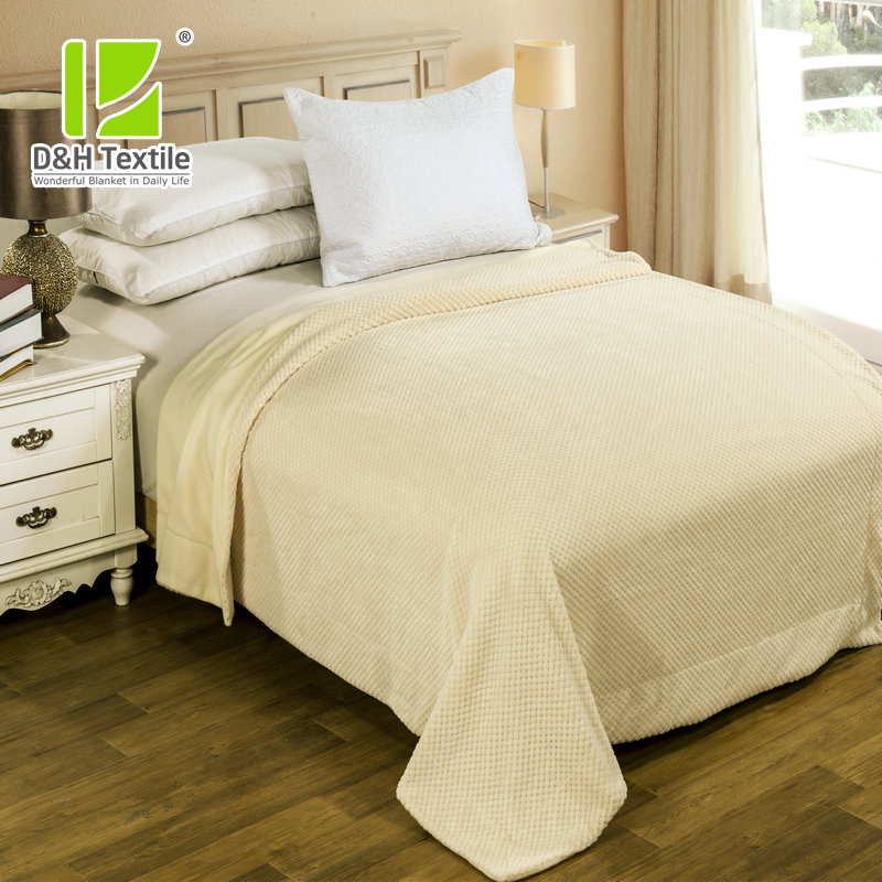 Classic Design Soft Popcorn Coral Fleece Blanket For Wholesaler Buy