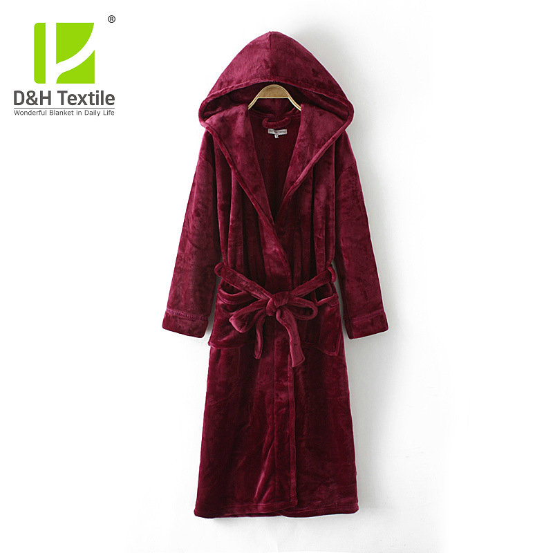 High Quality Custom Bathrobe Bathrobes For Home Solid Custom Bathrobe