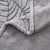 Comfortable Beautiful Design Printed Home Fleece Blanket Embossed Blanket