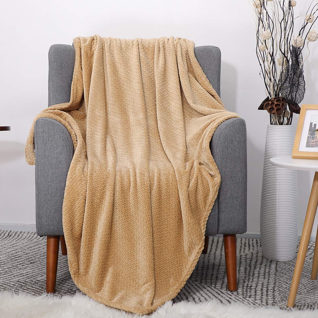 Solid Jacquard Fleece with Shepra Winter Blankets Throw For Baby 